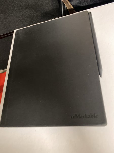 reMarkable 2 Tablet with Marker Plus and Premium Leather Book Folio (Black) Carousel 2