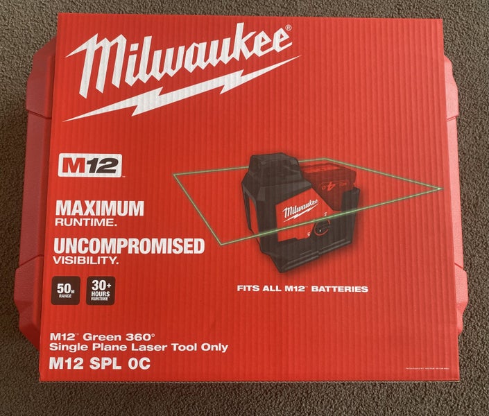 Milwaukee M12 Single Plane Laser (tool only)63786770395395110