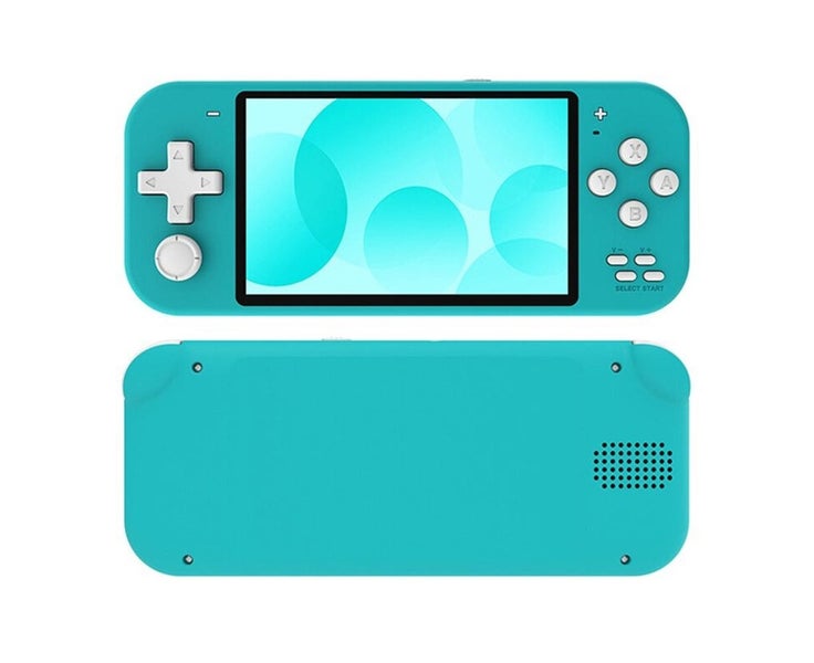 8GB RAM Dual Joystick Handheld Gaming Console - USB Rechargeable - Green Carousel 1