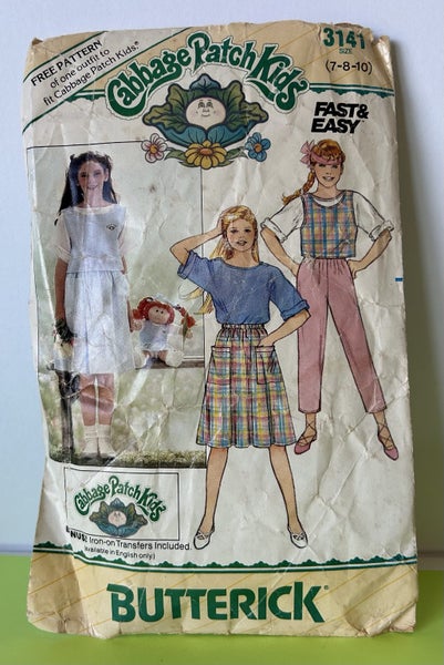 Vintage 1985 Cabbage Patch Kids – Butterick Sewing Pattern 3141 (PING/AFTERPAY) Carousel 1