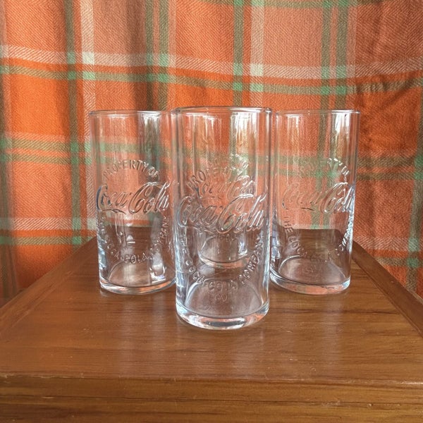 Vintage Coke Glasses x 4 Carousel 2