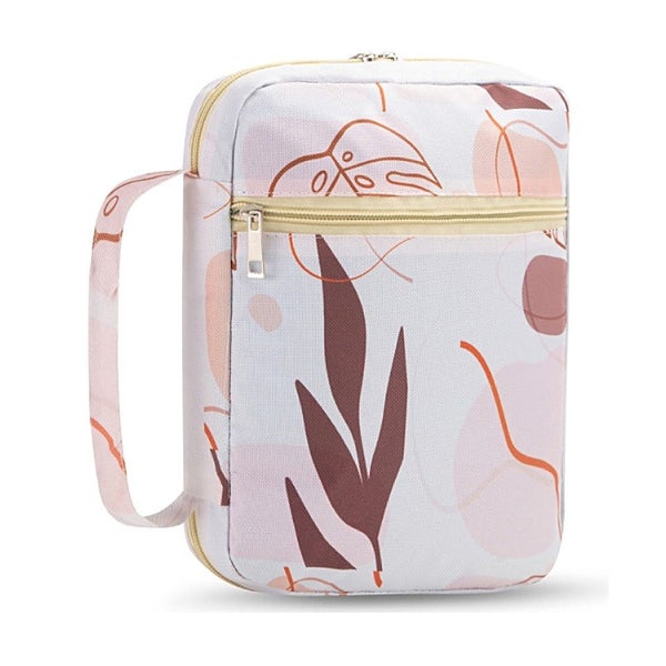 Printed Bible Bag Portable Bible Cover Bible Holder Case with Bookmark Style Carousel 3