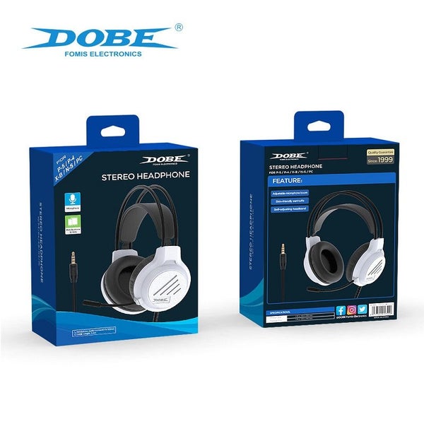 DOBE Stereo Wired Headset Gaming Headset with Microphone for PS5/Xbox/Switch/PC Carousel 8