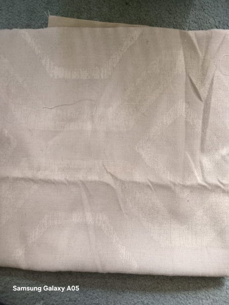 Cream and beige curtain 65 cm by 140cm - self patterned64525959532674110