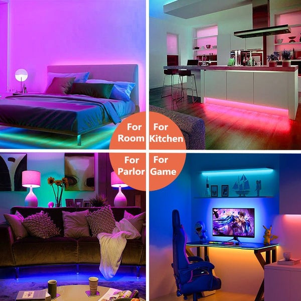 30m New bluetooth led light strip set, e-sports bedroom atmosphere light strip Carousel 3