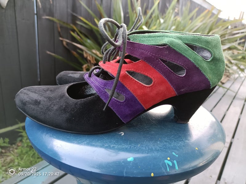 Juliette and Django lace up heels, Sz 39 / 8 Carousel 1