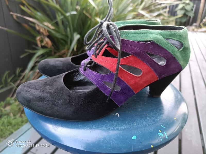 Juliette and Django lace up heels, Sz 39 / 8 Carousel 2