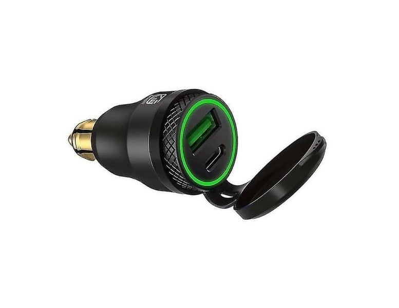 Waterproof Motorcycle 12v 24v Qc3.0 Usb Type C Pd Fast Charger Power Adapter Carousel 4