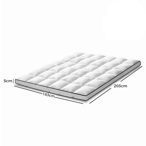 Dreamz Pillowtop Mattress Topper Mat Pad Bedding Luxury Protector Cover King Carousel 2