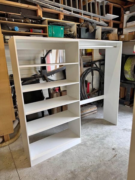 Wardrobe Organiser with 5 shelves & rail - custom made!! Carousel 1