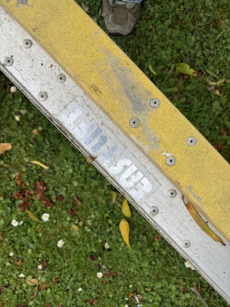 Easylift fibreglass aluminium extension ladder63796483782529112