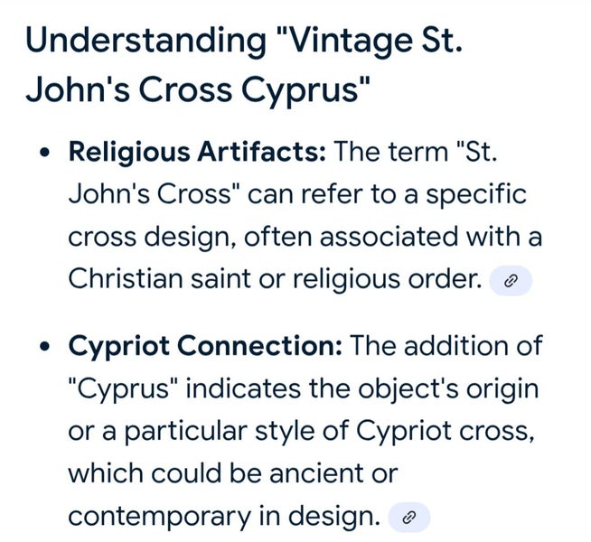 Amazing Gold Tone Vintage Cross Carousel 10