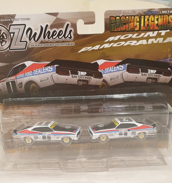 OZ WHEELS MOFFAT RACING TEAM FORD XC FALCON XC 1977 BATHURST TWIN PACK 1:64 Carousel 1