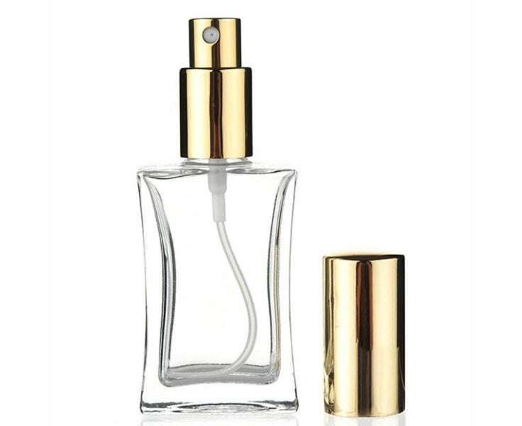 Refillable Perfume Bottle 30/50ml Clear Empty Travel Spray Atomizer Glass Bot Carousel 1