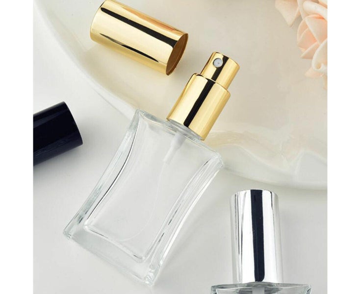 Refillable Perfume Bottle 30/50ml Clear Empty Travel Spray Atomizer Glass Bot Carousel 3