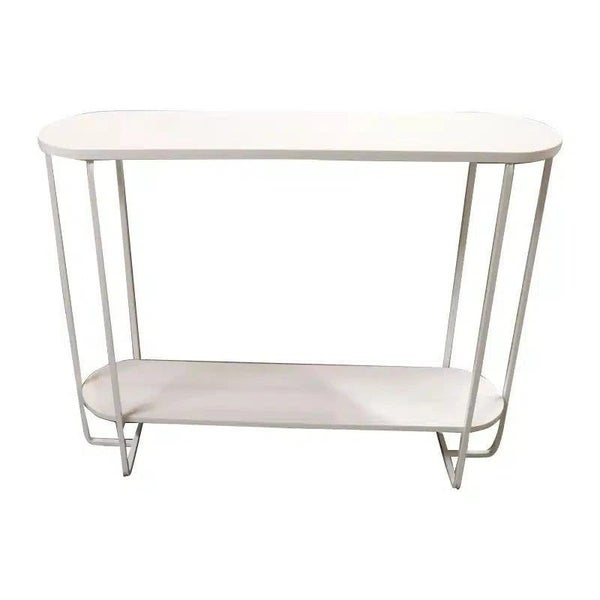 Colab Metal Console Table - White Carousel 1