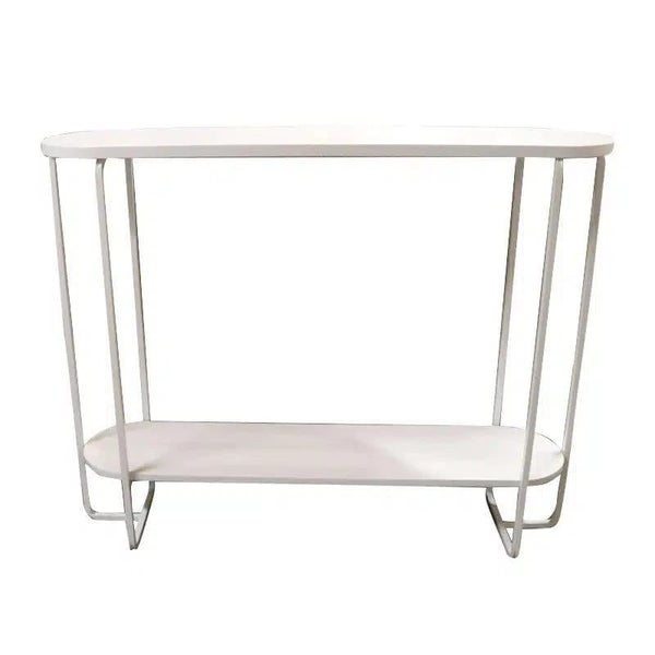 Colab Metal Console Table - White Carousel 2