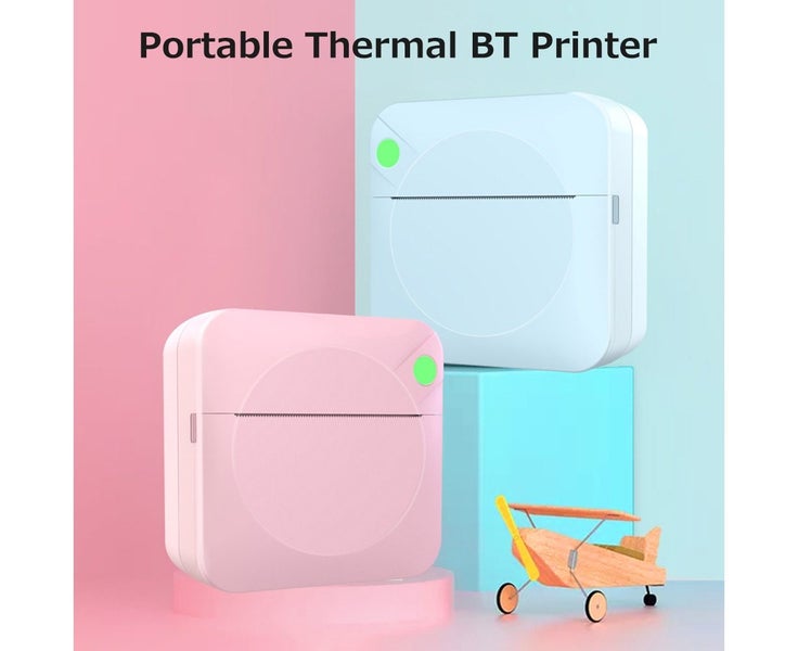 Portable Pocket-size Thermal Printer Wireless BT Error Printer Simple Operati Carousel 2