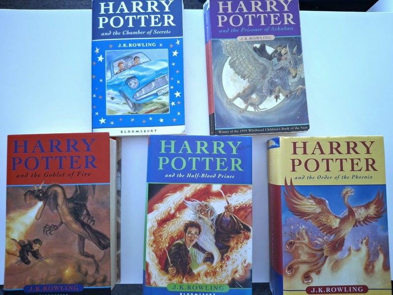 Harry Potter Books Bulk Lot Carousel 1