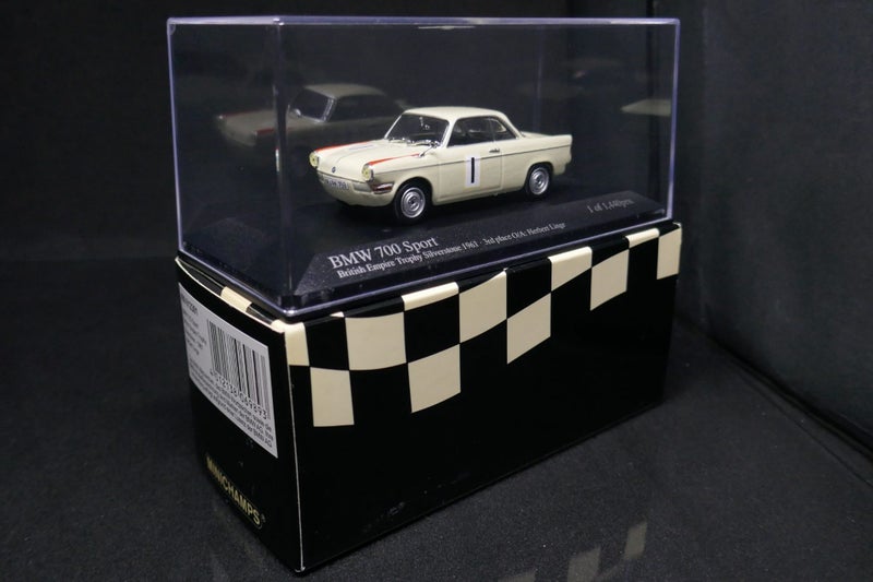 Minichamps 1/43 BMW 700 Sport #1 British Empire Trophy Silverstone 1961 Carousel 1