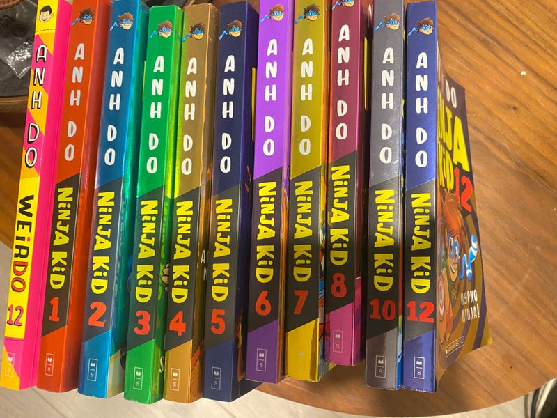 Kid Books, Ninja Kid 1-12 and WeirDo 12 Carousel 1