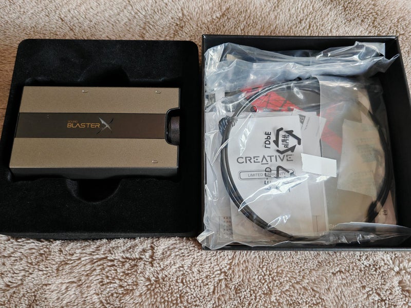 Sound BlasterX G6 – Gaming / Hi-Fi DAC-Amp (2 months old, like new) Carousel 2