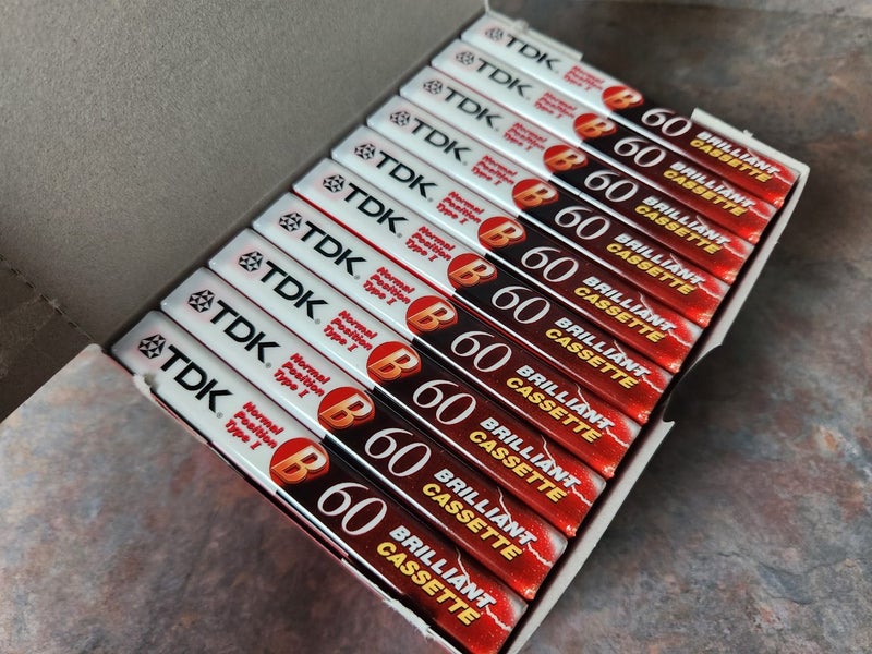 10 x new 60min cassette tapes!! Sealed. Carousel 1