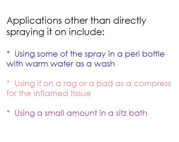 1/2 Price Xmas Special: Organic Pregnancy & Postpartum Healing Spray Carousel 2