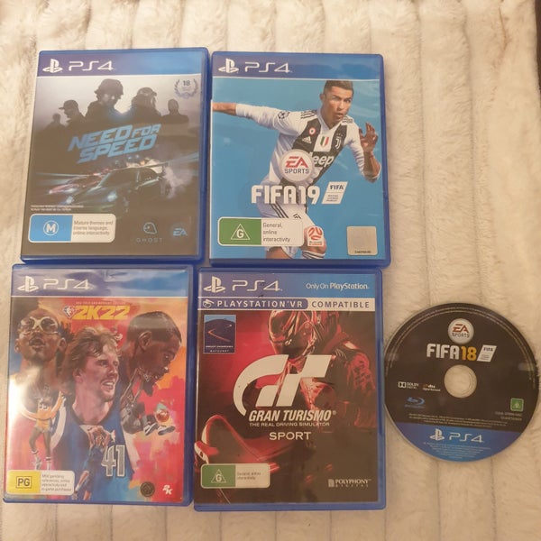 PS4 Bundle-Need For Speed + Gran Turismo + FIFA 18 & 19-2K22 Anniversary Edition Carousel 1
