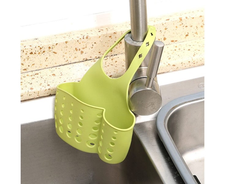 Kitchenware shelving faucet drain Kitchen sink hanging basket bag bathtub por Carousel 6