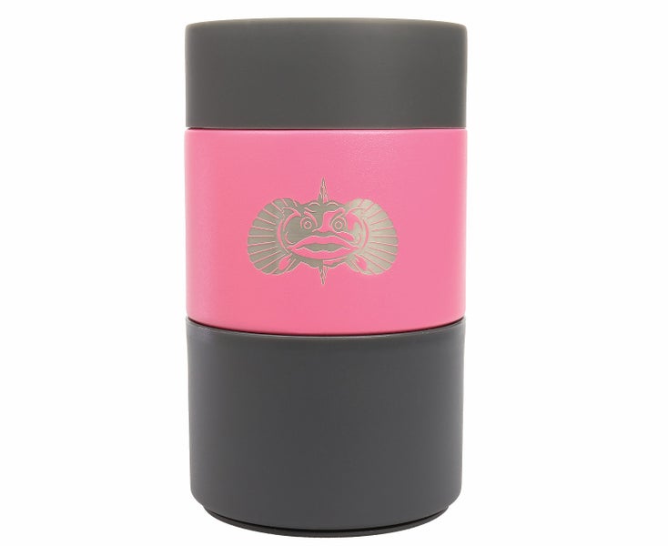 Toadfish Non Tipping Insulated Can and Bottle Cooler Pink Beer Stubbie Holder Carousel 1