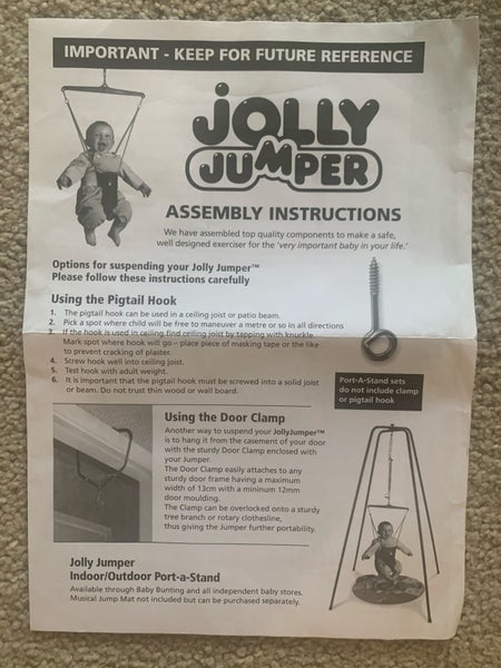 Jolly Jumper with Stand - Grey Carousel 5