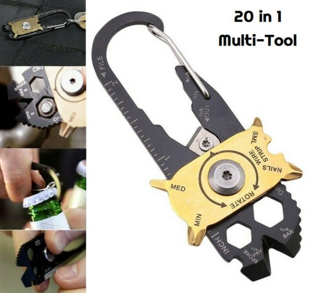 Mini Pocket Tool Gadget Keychain Utility 20 in 1 Carousel 1