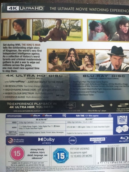 The King's Man (4K UHD/Blu-ray) Carousel 2