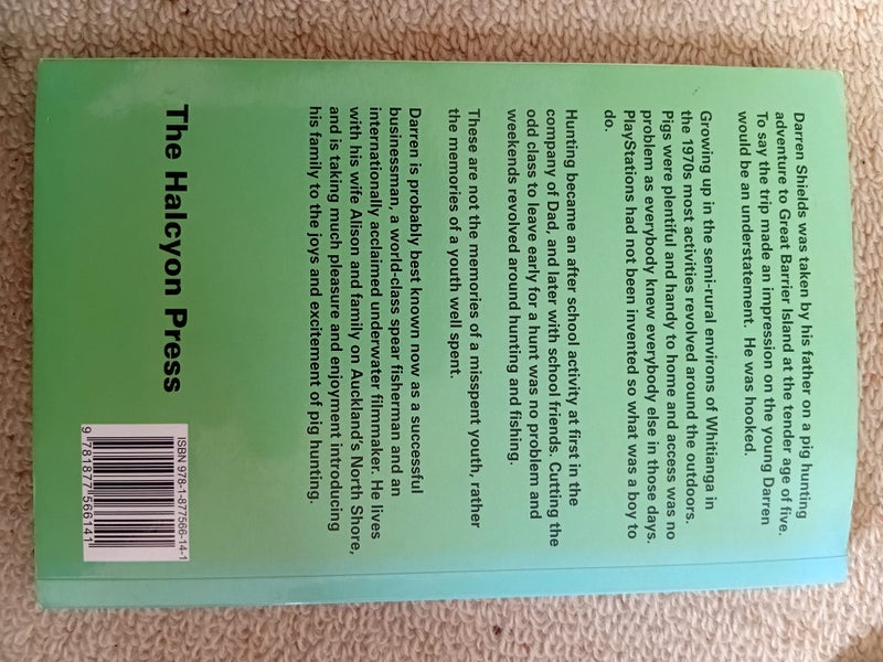 Three Pig Hunting books in good condition N Z Authors Carousel 2