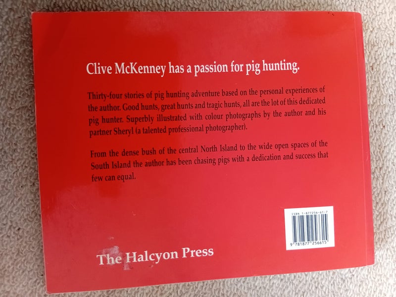 Three Pig Hunting books in good condition N Z Authors Carousel 3