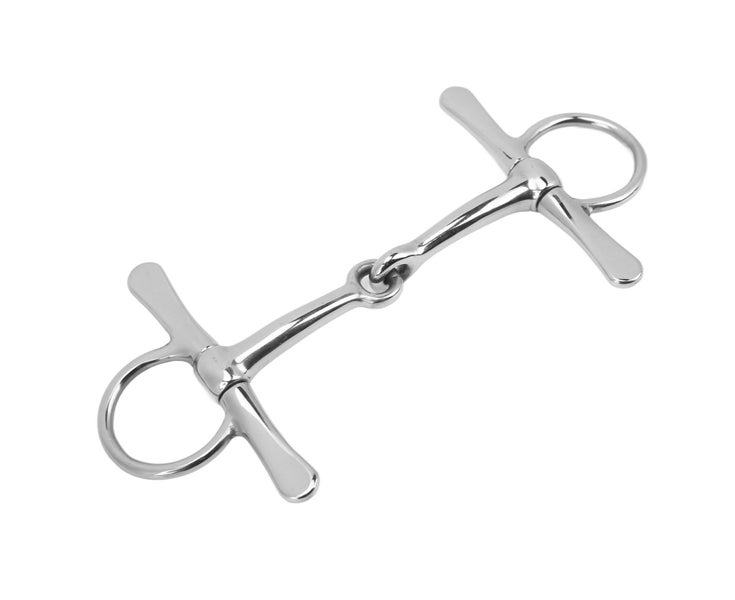 Full Cheek Horse Snaffle Stainless Steel Horse Mouth Bit Garden Farming Horse Carousel 1