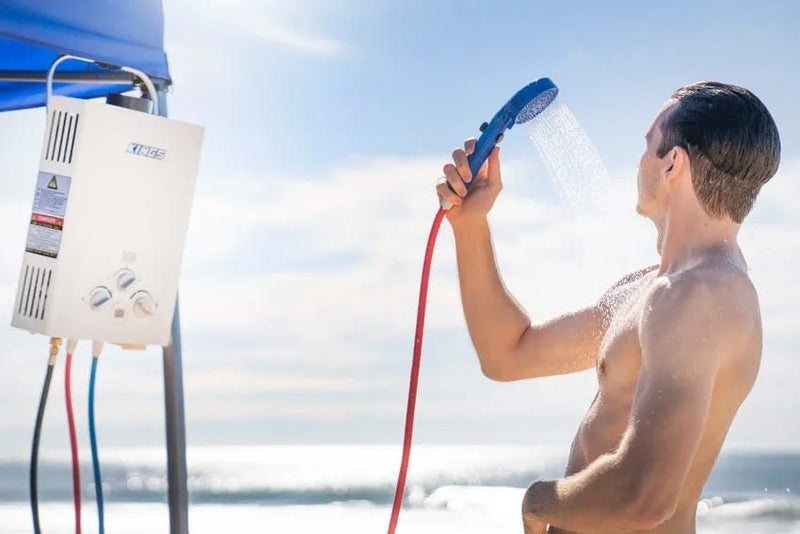 Kings Portable Gas Hot Water System + Canvas Carry Bag Carousel 11