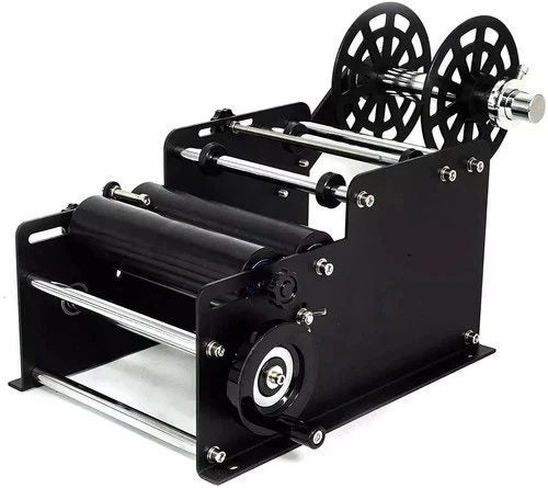 Manual Labeling Machine Ideal for Round Bottles Precise Label Application Carousel 1