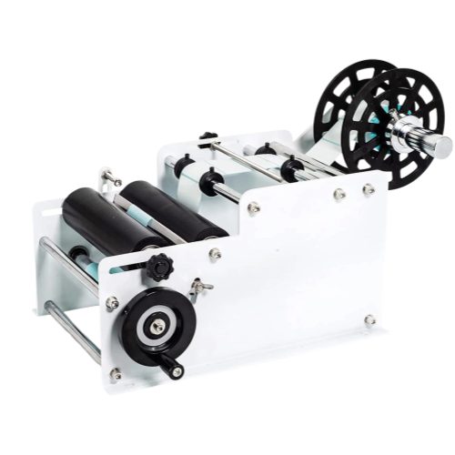 Manual Labeling Machine Ideal for Round Bottles Precise Label Application Carousel 2