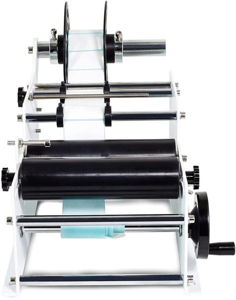 Manual Labeling Machine Ideal for Round Bottles Precise Label Application Carousel 3