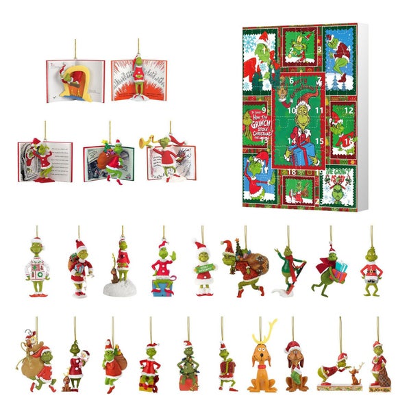 Grinch Christmas Countdown Calendar 24 Collectible Advent Calendar Carousel 2