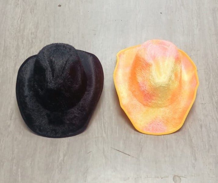 Bulk buy - 60pcs - Cowboy Style Hats - Assorted colors Carousel 2