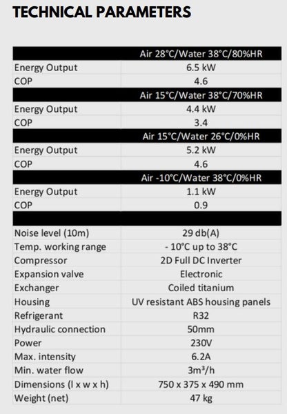 Spa (or pool) Heat Pump64238224210947112
