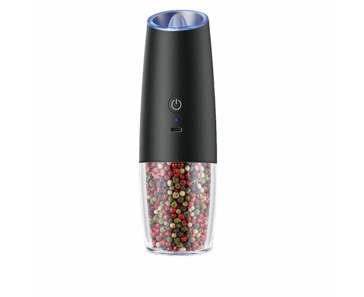 Electric pepper salt grinder set, adjustable roughness, battery powered-Recha Carousel 1