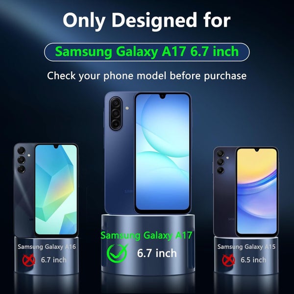 1x Wallet Card Cover for Samsung A17 Carousel 2