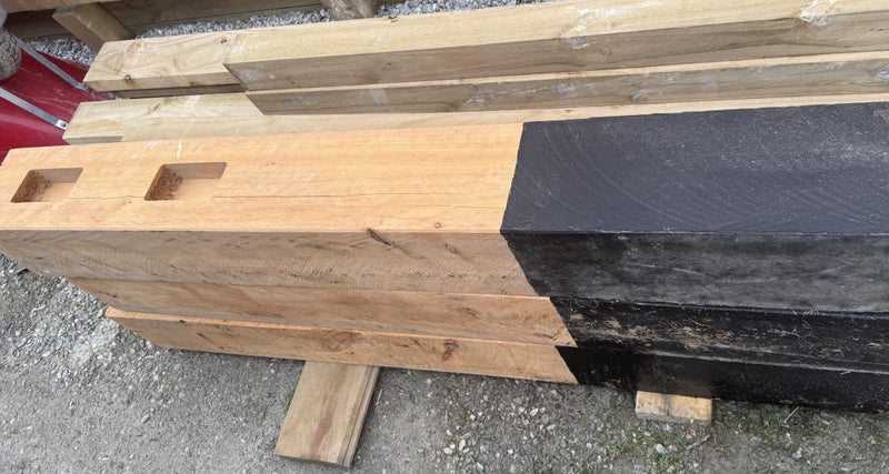 Hardwood sleepers and macro posts63948156063619112