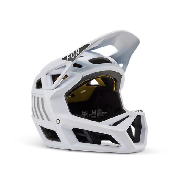 Mountain biking full face helmet: Fox Proframe Nace MIPS Helmet White63811774076163110