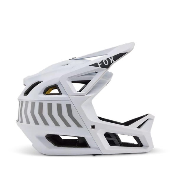 Mountain biking full face helmet: Fox Proframe Nace MIPS Helmet White63811774076163112