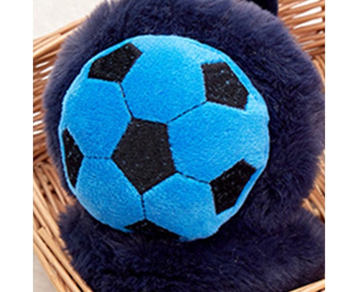 Children winter warm soft plush earmuffs Boys and girls outdoor football earm Carousel 5